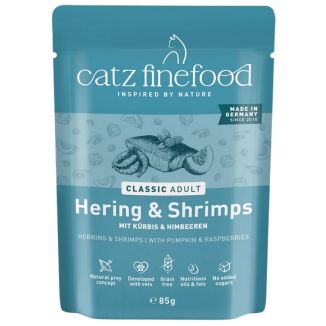 Catz Finefood Classic N.13 Śledź I Krewetki Saszetka 85G