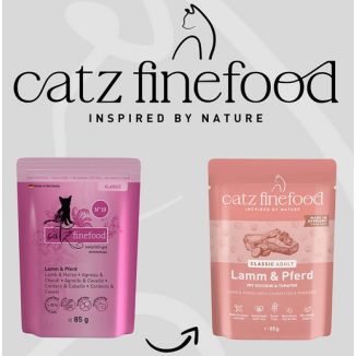 Catz Finefood Classic N.19 Jagnięcina I Konina Saszetka 85G