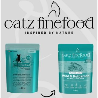 Catz Finefood Classic N.21 Dziczyzna I Karmazyn Saszetka 85G