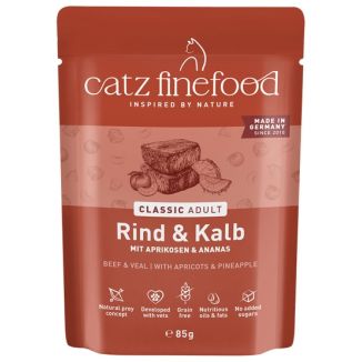 Catz Finefood Classic N.07 Wołowina I Cielęcina Saszetka 85G