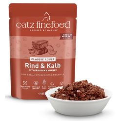 Catz Finefood Classic N.07 Wołowina I Cielęcina Saszetka 85G